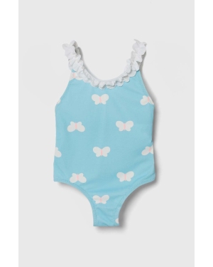 OVS jednoczęściowy strój kąpielowy niemowlęcy kolor niebieski