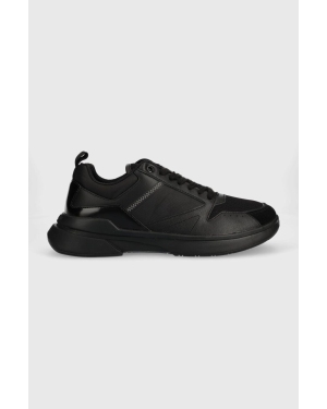 Calvin Klein sneakersy LOW TOP LACE UP MIX kolor czarny HM0HM01044