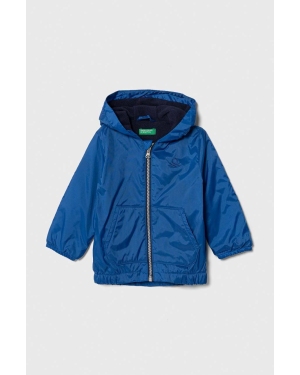 United Colors of Benetton kurtka dziecięca kolor niebieski