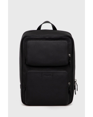 Coach plecak C5323 męski kolor czarny duży gładki