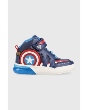 Geox sneakersy dziecięce x Marvel, Avengers kolor granatowy