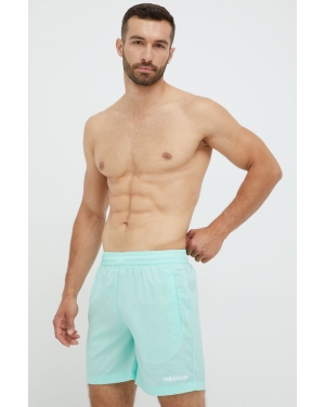 adidas Originals szorty kąpielowe kolor turkusowy