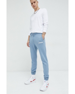 Hollister Co. spodnie dresowe męskie kolor niebieski z aplikacją