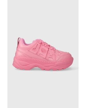 Chiara Ferragni sneakersy skórzane kolor różowy CF3000_012