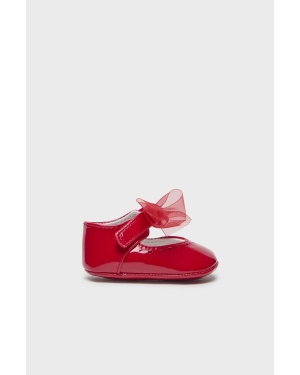 Mayoral Newborn buty niemowlęce kolor czerwony