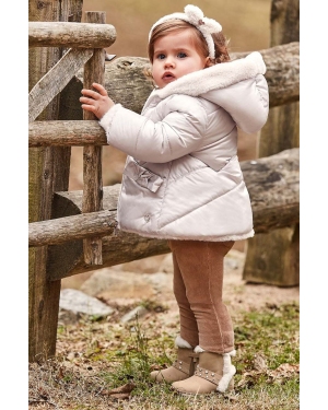 Mayoral kurtka dwustronna niemowlęca kolor beżowy