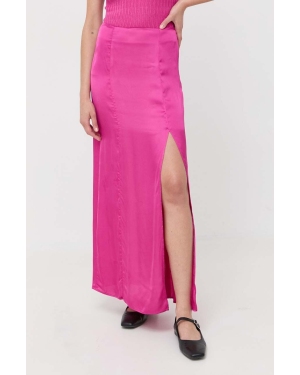 MAX&Co. spódnica kolor różowy midi prosta