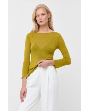 MAX&Co. sweter damski kolor zielony lekki