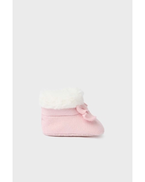 Mayoral Newborn buty niemowlęce kolor różowy