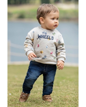 Mayoral jeansy niemowlęce jogger soft denim