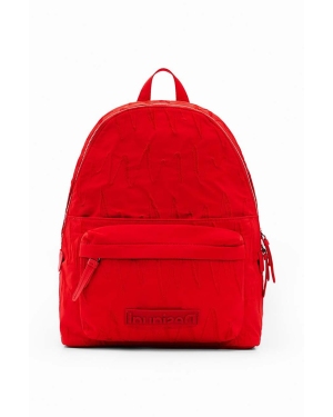 Desigual plecak damski kolor czerwony mały