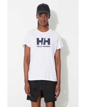 Helly Hansen t-shirt bawełniany kolor szary 34112-001