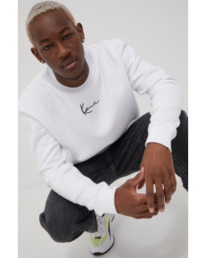 Karl Kani bluza męska kolor biały z aplikacją
