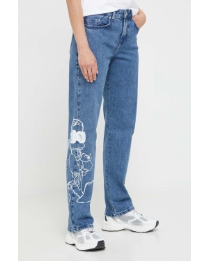 Karl Lagerfeld jeansy damskie high waist