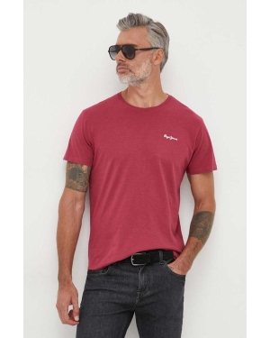 Pepe Jeans t-shirt bawełniany Wiltshire kolor różowy z nadrukiem