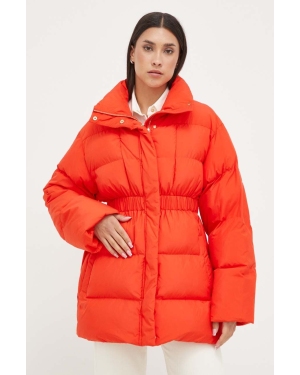 Pinko kurtka damska kolor pomarańczowy zimowa 101696.A14J