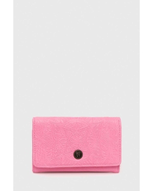 Roxy portfel damski kolor różowy