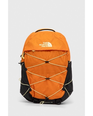 The North Face plecak Borealis męski kolor pomarańczowy duży gładki