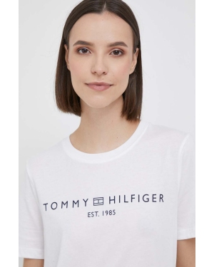 Tommy Hilfiger t-shirt bawełniany kolor biały WW0WW40276