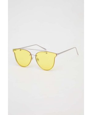 Jeepers Peepers okulary przeciwsłoneczne kolor żółty