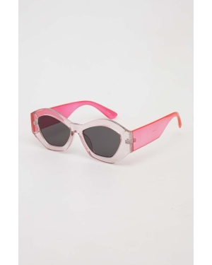 Jeepers Peepers okulary przeciwsłoneczne JP18612 kolor różowy