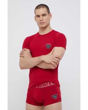 Emporio Armani Underwear Piżama 111604.1A595 męska kolor czerwony z aplikacją