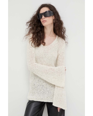 By Malene Birger sweter Pelira damski kolor beżowy lekki