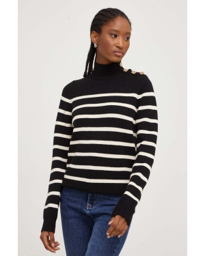 Answear Lab sweter damski kolor czarny z półgolfem