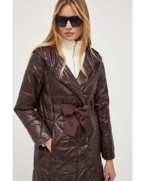 MAX&Co. kurtka damska kolor brązowy przejściowa