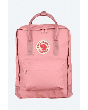 Fjallraven plecak Kanken kolor różowy duży z aplikacją F23510.312-312