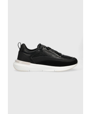 Calvin Klein sneakersy FLEXI RUNNER LACE UP - EPI MONO kolor czarny HW0HW01662