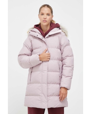 Helly Hansen kurtka damska kolor różowy zimowa