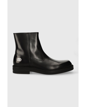 Karl Lagerfeld buty skórzane KRAFTMAN męskie kolor czarny KL11440