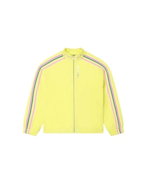 Karl Lagerfeld bluza dziecięca kolor żółty z nadrukiem