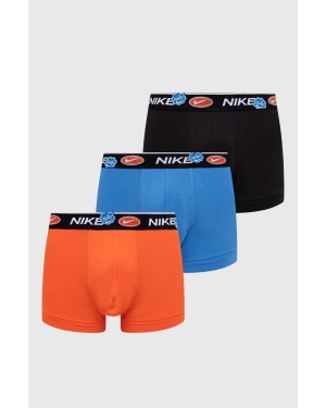 Nike bokserki 3-pack męskie kolor pomarańczowy