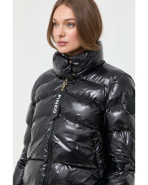 Pinko kurtka damska kolor czarny zimowa 101598.A11K
