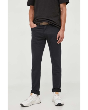 Polo Ralph Lauren spodnie męskie kolor czarny proste