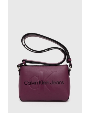 Calvin Klein Jeans torebka kolor fioletowy