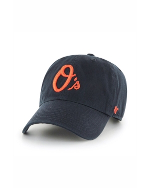 47 brand czapka Baltimore Orioles kolor czarny z aplikacją