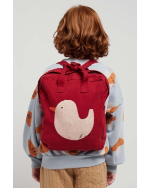 Bobo Choses plecak dziecięcy kolor czerwony mały z nadrukiem