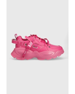 GOE sneakersy skórzane kolor różowy MM2N4013.FUCHSIA