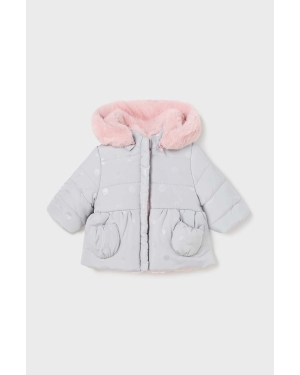 Mayoral Newborn kurtka dwustronna niemowlęca kolor różowy