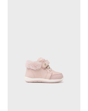 Mayoral buty zimowe dziecięce kolor różowy