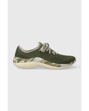 Crocs sneakersy Literide 360 Marbled kolor zielony 207633