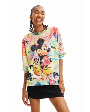 Desigual bluza bawełniana x Disney damska wzorzysta