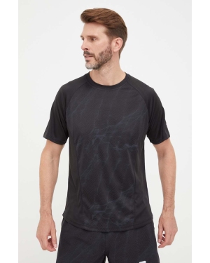 Fila t-shirt treningowy Royan kolor czarny wzorzysty