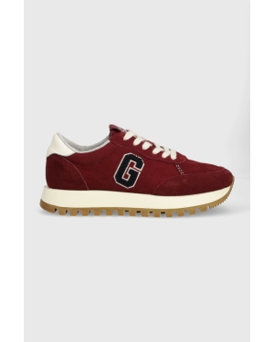 Gant sneakersy zamszowe Caffay kolor bordowy 27533167.G554