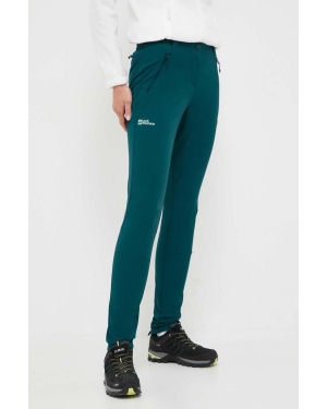Jack Wolfskin spodnie outdoorowe Geigelstein kolor zielony