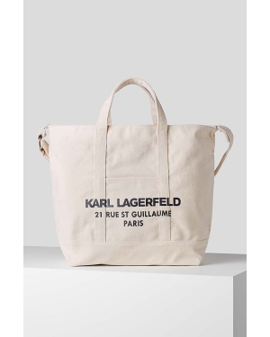 Karl Lagerfeld torebka kolor beżowy