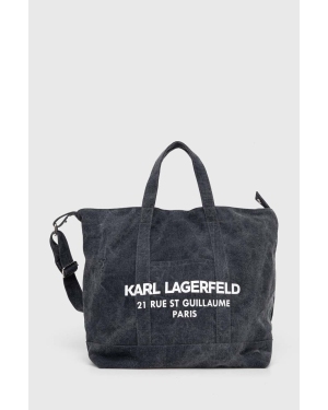 Karl Lagerfeld torebka kolor granatowy